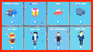 · every time you enter a grass, snow, or sand area, swipe left and right approximately 50 times. Unlock All 8 Mystery Characters Crossy Road From Hipster Whale To Cai Shen Crossy Road Drop Bear Mystery