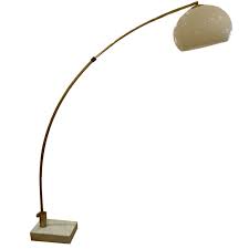 Large Brass Arc Floor Lamp With Marble Base 1stdibs Com Arc Floor Lamps Floor Lamp Lamp