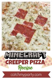 The Most Delicious Minecraft Creeper Pizza Recipe Recipe In 2020 Recipes Pizza Recipes Food Recipies