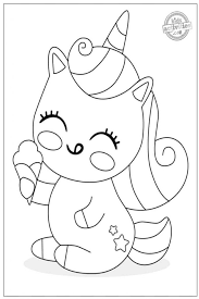 Uncategorizedable ice cream cone coloring page shopkins banana split unicorn clip art free. Magical Unicorn Coloring Pages