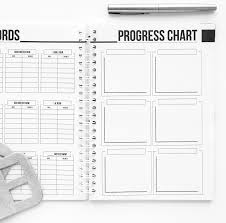 Crossfit Progress Chart Progress Charting Crossfit Workouts Fitness Journal