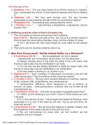 15 The Sufferings Of Paul Bible Charts Pages 1 12