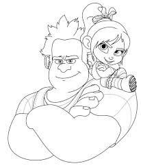 Ralph Wreck It Coloring Books Disney Coloring Pages Cartoon Coloring Pages