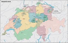 El mapa de suiza indica la localización geográfica del país. Mapa De Suiza Politico Fisico Imprimir Colorear Grandes