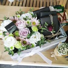 Fancy Pepero Flower Box Flower Chocolate Snacks And Gift Delivery In Seoul And South Korea Korea S Most Trusted Online Flower And Gift Store With English Flower Boxes Same