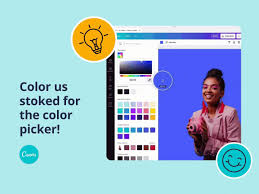 Identification the color code of an object on the screen is usually an involved, multistep process: Canva We Ve Got A Color Picker On The Desktop App Canvaupdate Facebook