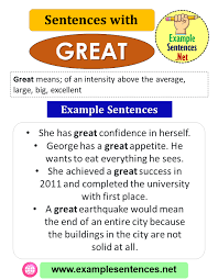 Whereas the preposition is put before a noun and is not used to describe the verb. Sentences With Great Definition And Example Sentences Example Sentences