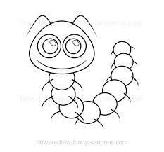 Our drawing lessons continue with a super easy how to draw a caterpillar step by step tutorial. How To Draw A Caterpillar