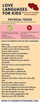 As one woman lamented after taking the test and finding out physical touch was her primary language, does this. Love Languages For Kids Jenni June Llc