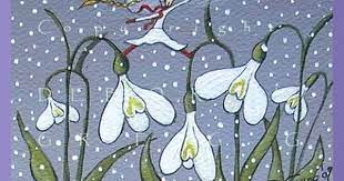 Snowdrops In The Snow An Aceo Snow Fairy Garden Flower Print Etsy Fairy Artwork Fairy Garden Flowers Art