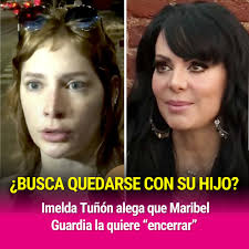Imelda ventiló las supuestas intenciones que tiene la actriz.  https://www.univision.com/famosos/imelda-tunon-alega-que-maribel-guardia-la-quiere-encerrar-en-una-clinica-para-quedarse-con-su-hijo-video?utm_campaign=ImageFamosos&utm_medium  ...