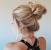 Blonde High Bun