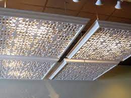 Downstairs Hide Fluorescent Lights With These Lattice Covers Lighting Makeover Florescent Light Cover Fluorescent Light Covers