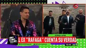 Después, fue incorporado como vocalista en la banda de cumbia ráfaga, en el que actuó entre 2004 y 2017. Rodrigo Tapari Cuenta La Verdad Sobre Su Salida De Rafaga Youtube