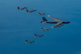 US, S. Korea, Japan Hold First Ever Trilateral Air Exercise, with B-52 and  Fighters