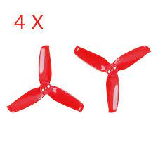 4 Pairs Gemfan Flash 2540 2 5x4 2 5 Inch 3 Blade Propeller With 1 5mm Mounting Hole