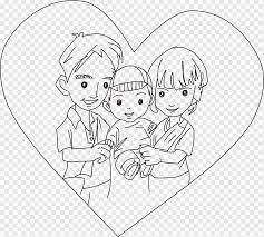 Dalam golongan remaja masa kini, amat sungkan buat mengutarakan sebuah isi hati untuk wanita yang dikagumi. Sketsa Seni Garis Telinga Putih Keluarga Cinta Anak Teks Png Pngwing