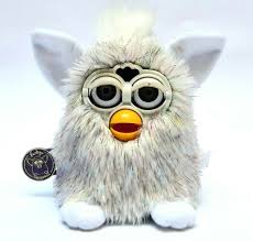 Black And White Furby 1998 Champagne Furby 1998 Model 70 800 Series 6 Sparkly Glitter Grey Eyes Highly Rare Tigerelectronics Furby Gray Eyes Furry