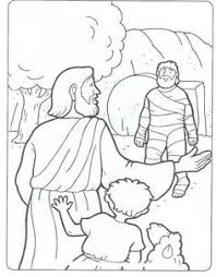 Colored Pages Lds Lazarus Pesquisa Google Sunday School Coloring Pages Sunday School Preschool Sunday School Activities