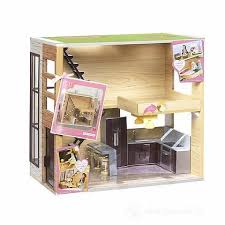 Se interessati casetta da gioco in legno per bambini realizzata in legno di conifera impregnato in autoclave. Casetta In Legno Bambole Lo37004z Casa Delle Bambole E Accessori Lori Giocattoli Chegiochi It