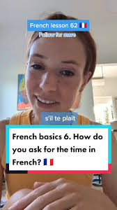 🇫🇷Key words Il est : it is Quelle : what (feminine) heure : time (yes  time is feminine haha 😂) 💗Was this helpful? Let me know in the comments  ☺️ #frenchaccentchallenge #frenchaccent ...