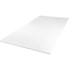 That will ensure a reveal, albeit a narrow one, at the point where your beadboard meets the door. 1 2 X 4 X 8 Wolf Smooth Matte Pvc Trim Beadboard Sheet T G Wolf12408tgbb Build With Bmc