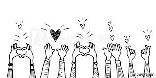 Doodle Hands Up Hands Clapping With Love Applause Gestures Congratulation Business Vector Illu In 2020 Business Vector Illustration Vector Illustration Illustration