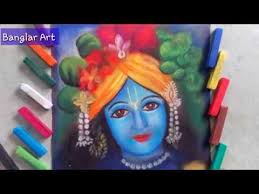 It is one of the main lord in hinduism. Drawing Lord Krishna Easy Steps For Beginners Banglar Art Youtube Soft Pastels Drawing Abstract Art Painting Diy Soft Pastel Art