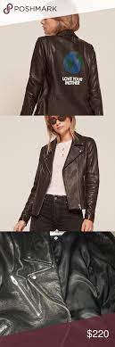 Reformation Leather Jacket Leather Jacket Jackets Clothes Design