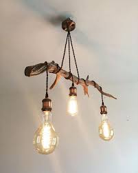 Ich Verkaufe Diese Befestigung An Skandinavisches Design Aufgehangt Cade Juniper Zweig Und Die Verdrehten Feeds I Wooden Light Ceiling Light Design Wood Light