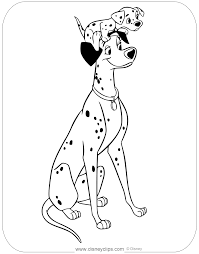 101 Dalmatians Coloring Pages 2 Disneyclips Com