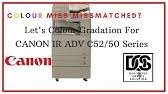 | we just setup a bunch of new canon printers, and the default id and password are 7654321. Canon Imagerunner Advance C5030 Youtube