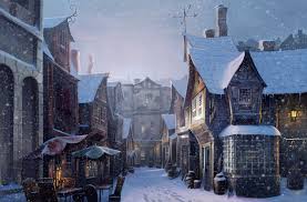 Harry Potter Christmas At Diagon Alley Harry Potter Background Harry Potter Wallpaper Harry Potter Illustrations
