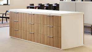These cabinets are great for smaller rooms in which a drawer cannot be extended out as far. Calibre Storage System Knoll
