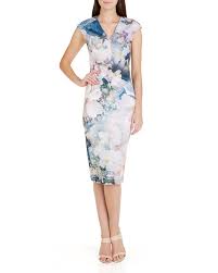 Ted Baker Amily Floral Sheath Dress Bloomingdale S Floral Sheath Dress White Sheath Dress Dresses