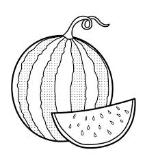 Fresh Image Of Watermelon Coloring Page Fruit Coloring Pages Watermelon Images Coloring Pages