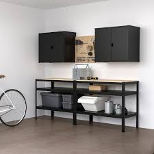 Bror Aufbew Mit Schrank Werkbank Ikea Osterreich Industrial Workbench Workbench Organization Workbench