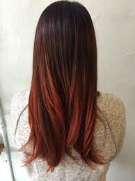 Copper Ombre Fall Haircolor Fall Hair Color For Brunettes Fall Hair Hair Styles