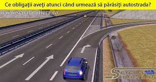 Dacă vreţi să părăsiţi autostrada a măriţi viteza 169., alin.2 din regulamentul rutier: Chestionare Auto Ce ObligaÅ£ii AveÅ£i Atunci Cand UrmeazÄƒ SÄƒ PÄƒrÄƒsiÅ£i Autostrada