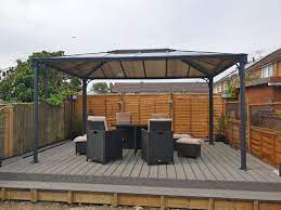 Palram Martinique 5000 Grey Garden Gazebo Review Wooden Gazebo Aluminum Gazebo Pergola