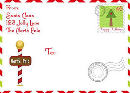 Place the complete envelope into a larger envelope, with appropriate postage, and address it to: Shipping Label From Santa At The North By Thecrazychristmaself 3 00 Christmas Labels Christmas Envelopes Free Christmas Gifts