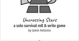 Uncrossing Stars- a solitaire roll & write survival game | Board Game |  BoardGameGeek