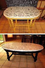 Painting Ideas With Stencils Diy Paisley Tabletop Stencil Stories Stencil Furniture Diy Table Top Epoxy Table Top