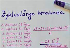 Unser periodenrechner passiert 'ne coole sache. Zykluslange Berechnen So Geht S