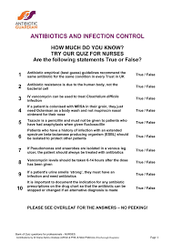 Perhaps it was the unique r. Antibiotic Guardian Antibiotics And Infection Control Quiz