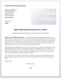 Free Press Release Templates Smartsheet