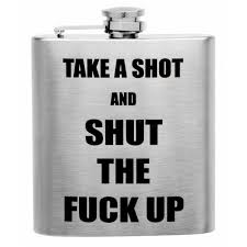 How about a nice cup of stfu noob. Shut The Fuck Up Flask Flasks Kolenik Kitchen Dining