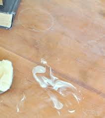 (you can cover the mayo with a bowl if you don't want to look at it, or to keep the dog from licking it up.) Does Mayonnaise Remove White Rings From Furniture Jennifer Rizzo