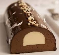 Buche De Noel Au Chocolat Interieur Vanille Culture Crunch Buche De Noel Chocolat Buche De Noel Recette Facile Buche De Noel
