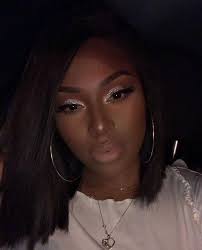 Black And Silver Eyeshadow Looks Pin By Janae Creechmoise On Beauty And Things Prom Makeup For Brown Eyes Gold Makeup Looks Black Wedding Makeup